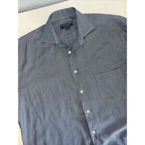 Ted Baker London Button Down Shirt Mens Size 3 Blue Long Sleeve 100%‎ Cotton